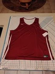 MENS 3XL NIKE MAROON/WHITE REVERSIBLE TANK TOP – NWT