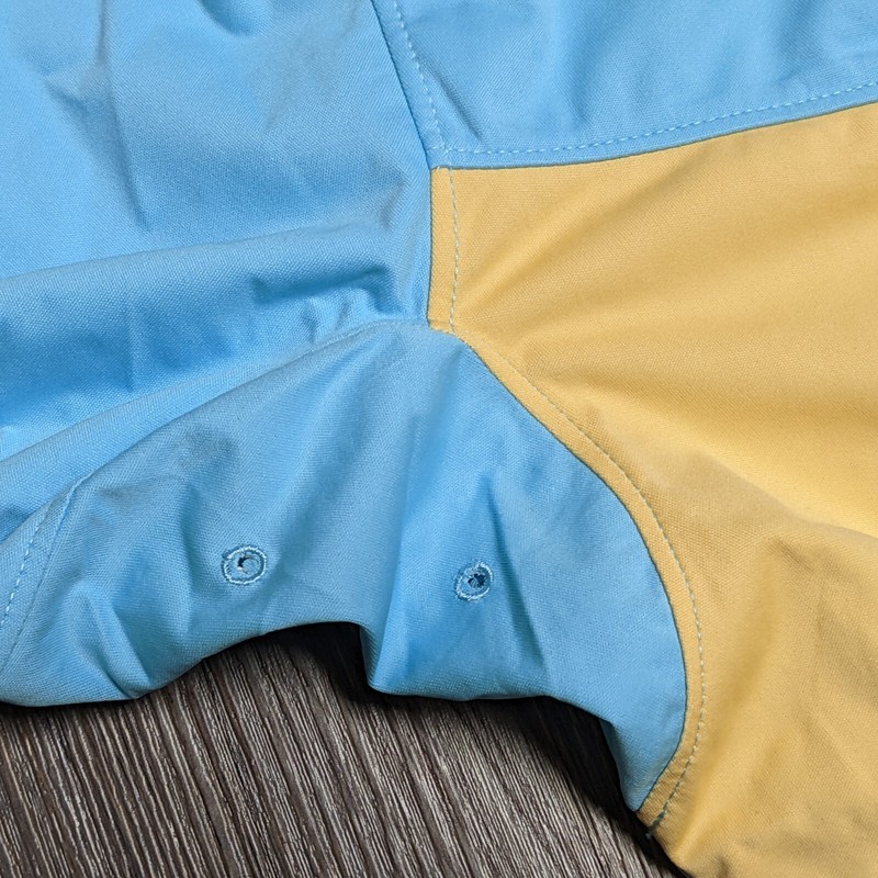 Nike Shield Victory Golf Men's L Pullover Crew Shirt Top Blue Yellow CI8986-496 gallery