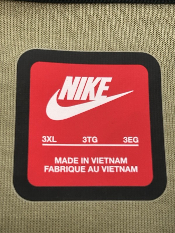 Nike Tech Fleece Reimagined Polo Long Sleeves Olive Men's Sz 3XL FZ7570-276 gallery