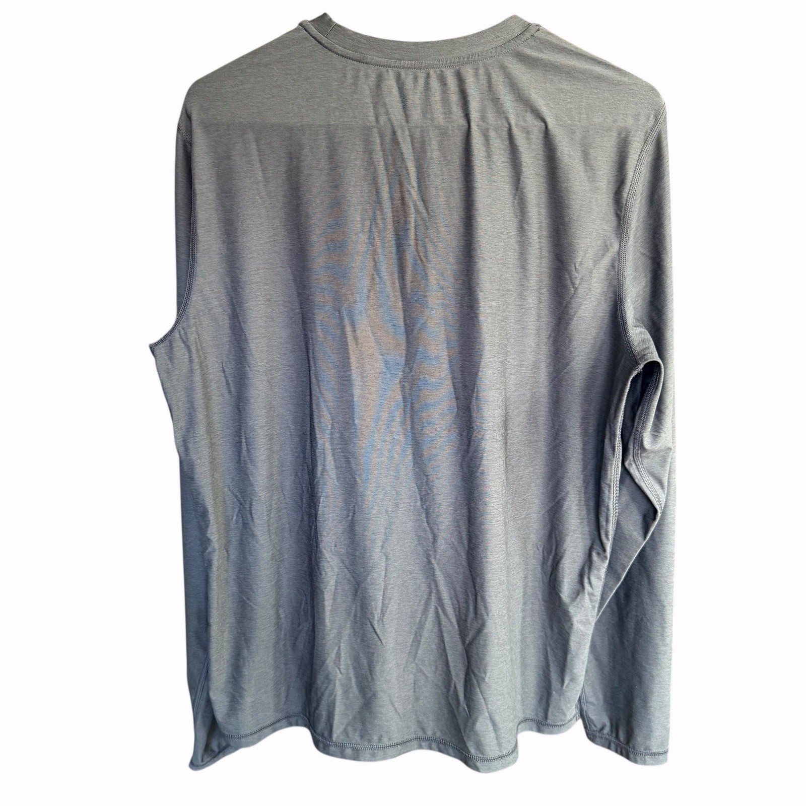 Outerknown Active Apex Grey Long Sleeve Shirt M Performance Pocket Athleisure gallery