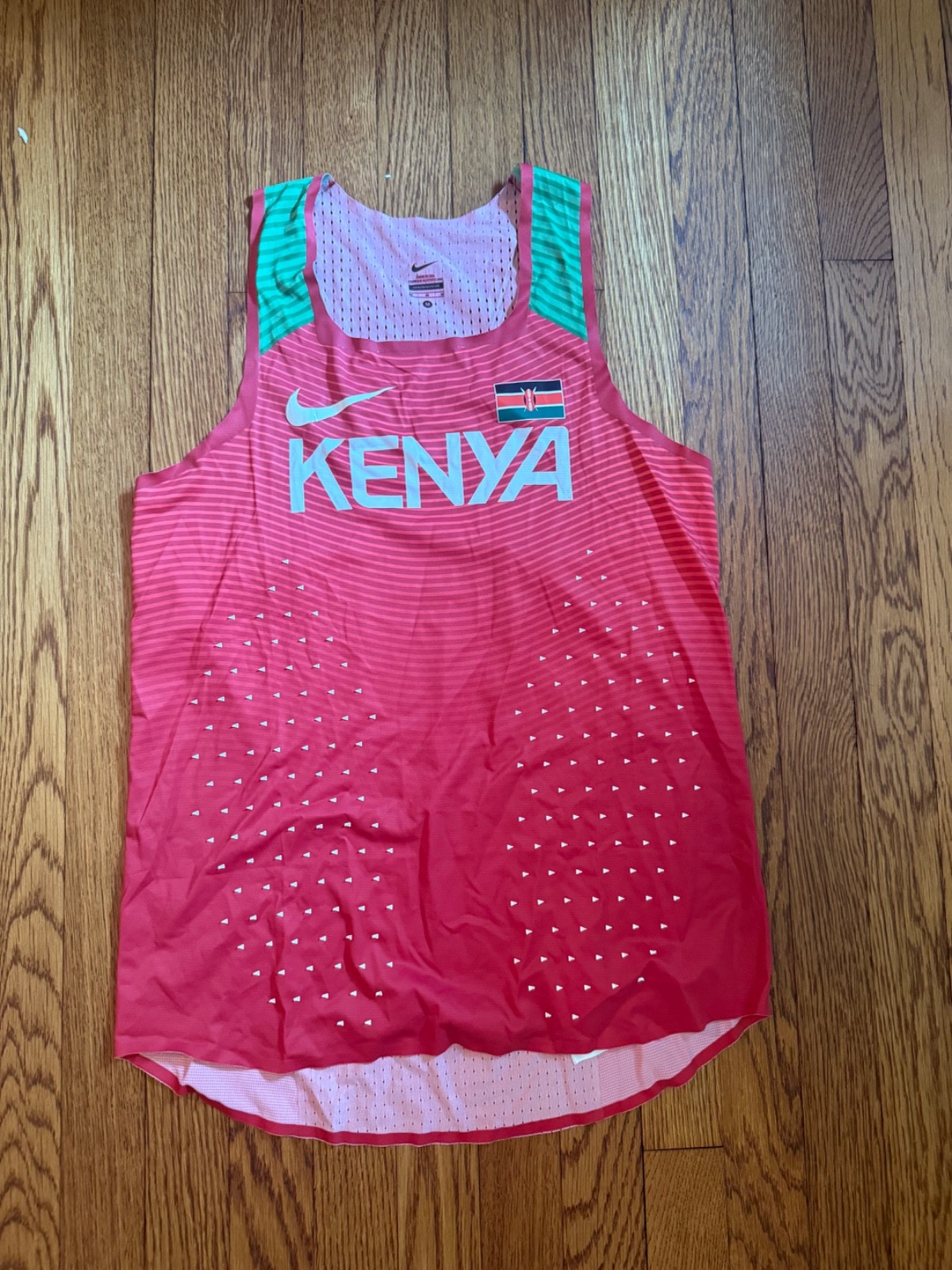 Nike 2016 Kenya Pro Elite Track Field Singlet Aerodots Running Racing Medium gallery