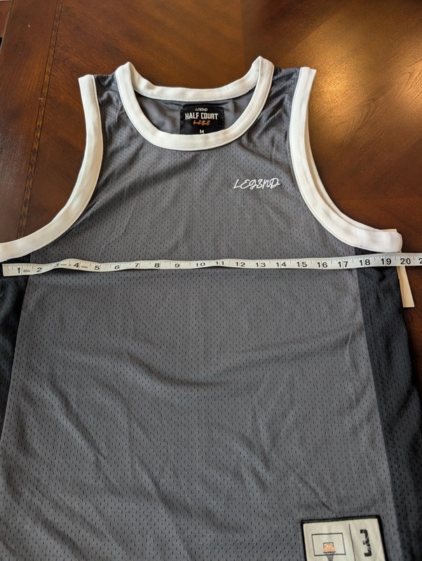 Legend Half-Court Basketball Mesh Jersey Men's Size M, New gallery