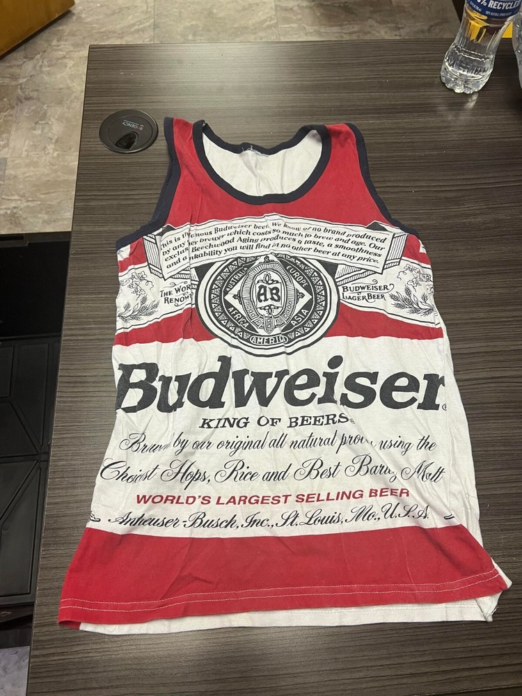 Budweiser men's tank top - size medium