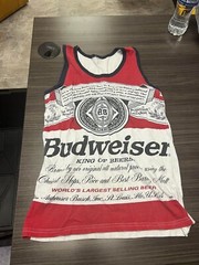 Budweiser men’s tank top – size medium