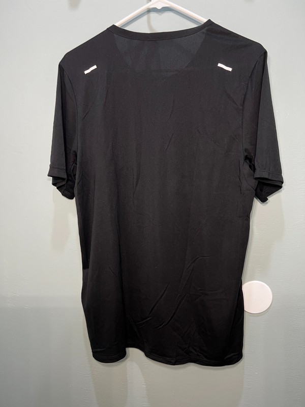 Nike Running Men's Short Sleeve Shirt - Black, Large $50 MSRP NWT gallery