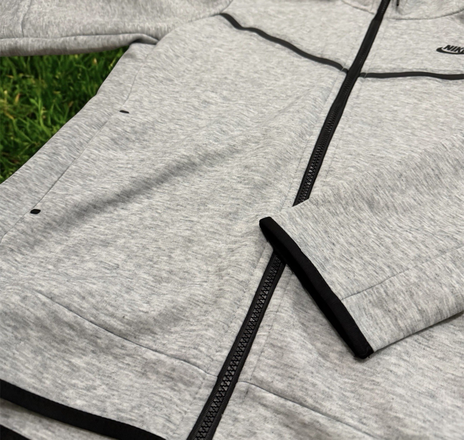 NWT NIKE TECH FLEECE WINDRUNNER HOODY SWEATSHIRT sz M MEDIUM GREY max dunk retro gallery
