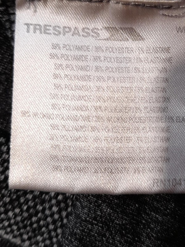 Trespass Men's T-Shirt M Grey Polyamide with Polyester, Elastane Basic gallery
