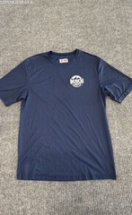 Busch Light Beer Logo Graphic Performance T-Shirt Navy Blue A4 Sz S