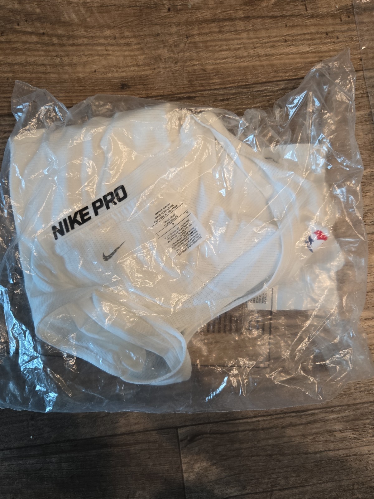 Nike NBA Authentic Compression Pro Tank Top White Team Player Issued LT 880804 gallery