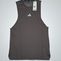 Adidas IS3712 Mens’ S D4T Designed for Training Workout Heat.RDY Tank, Charcoal