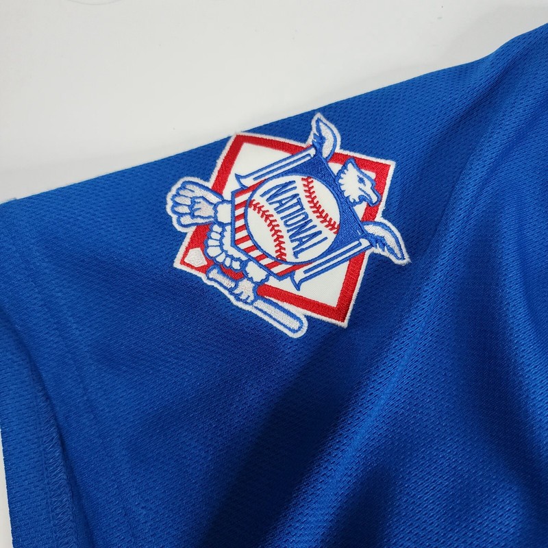 Nike Chicago Cubs Jersey National Blue Blank 2XL Logo Patch gallery