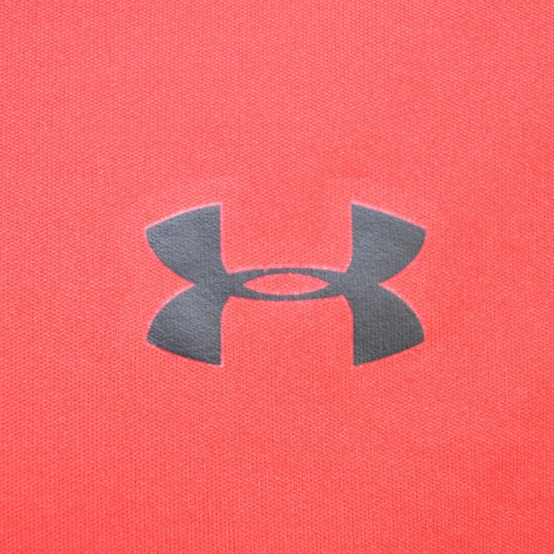 Under Armour Gym Shirt 3/4 Sleeve Red HeatGear Fitted Mens Size Medium gallery