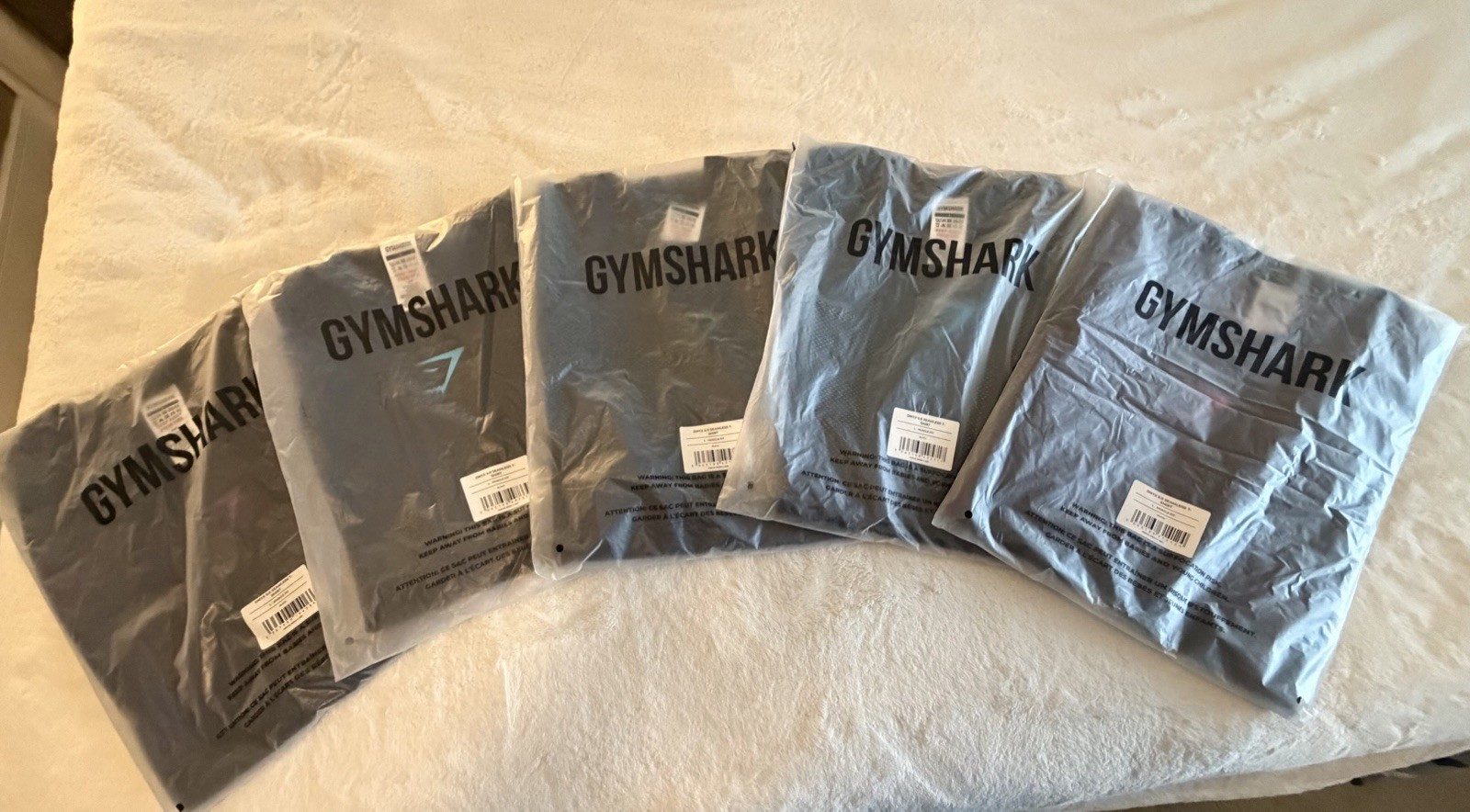 GYMSHARK ONYX V5 SEAMLESS TSHIRT LARGE SHORT SLEEVE 5 COLORS BRAND NEW gallery