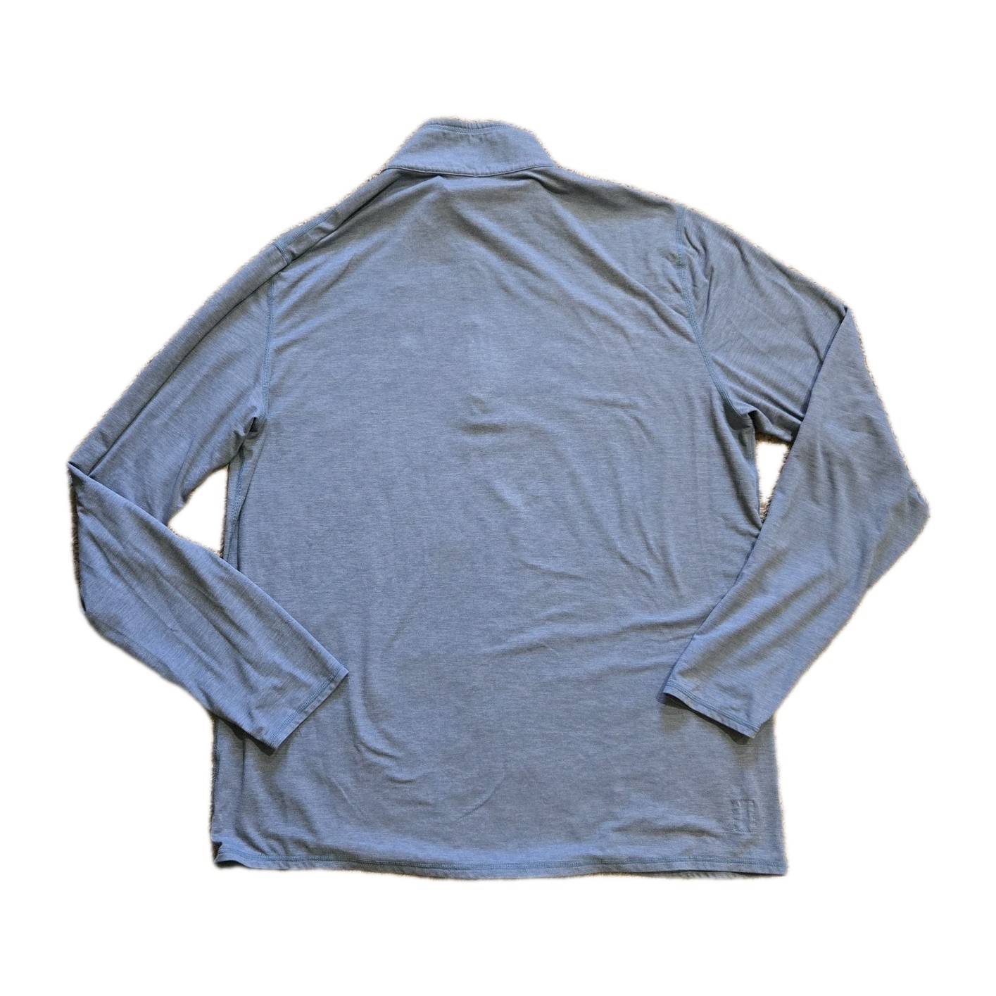 Vuori Ease Performance Zip 2.0 Pullover Shirt Men’s light Blue Sz L Sample Tag gallery