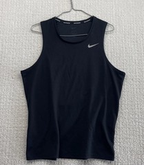 Nike Dri-FIT Miler Track Gym Running Tank Top Men Size Large DV9321-010 New