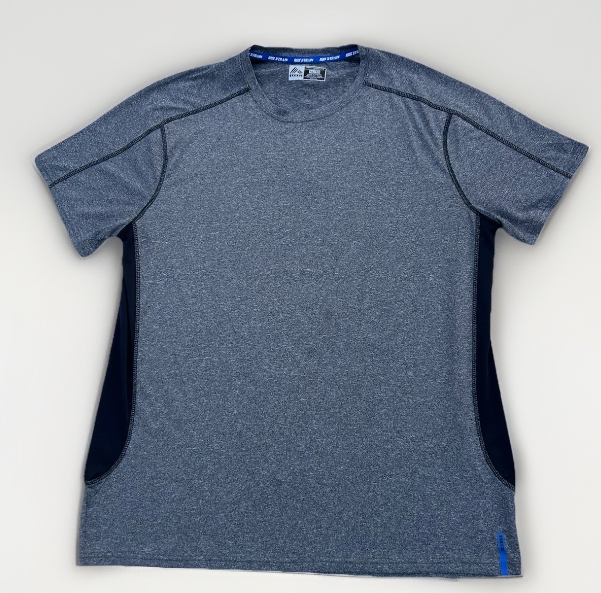 RBX X Train Performance Shirt Mens XL Gray Crew Neck Short Sleeve Athletic Tee gallery