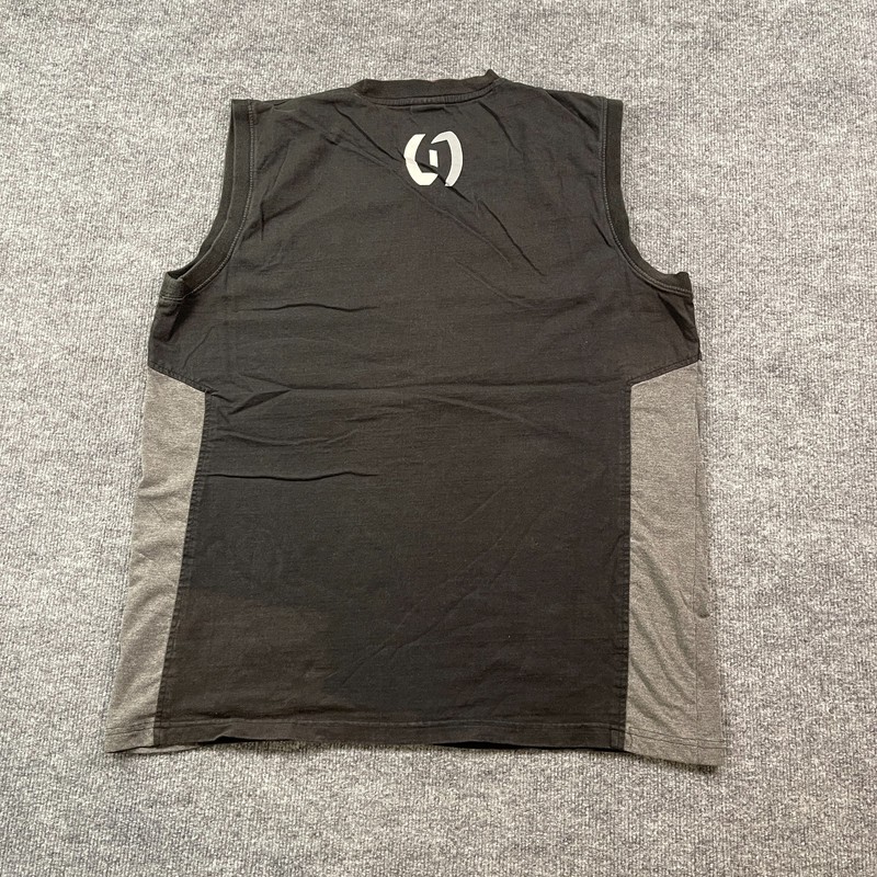 Vintage Y2K Playerz 69 Basketball Jersey XL 24x28 Black Gray Tank-Top gallery