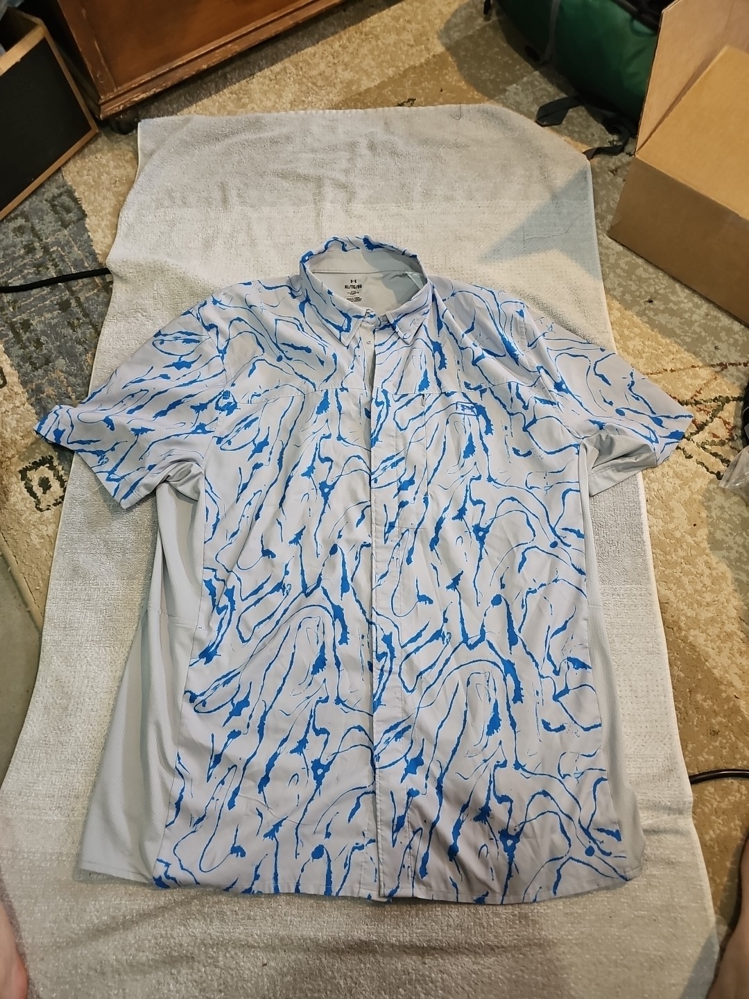 Under Armour Men's Fitted Coupe Adjustable Cenido XL/TG/EG SHORT SLEEVE gallery