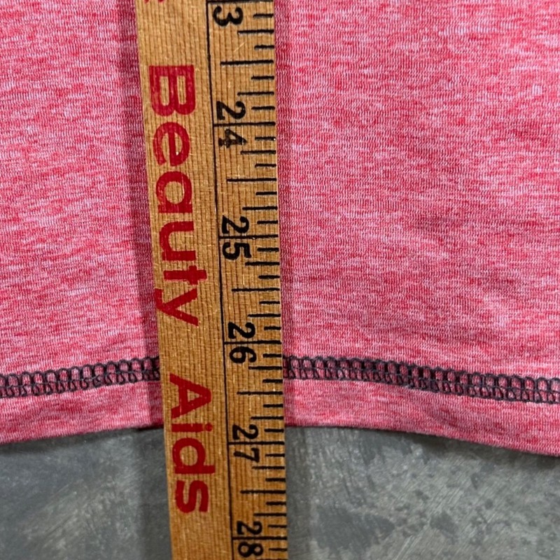 Columbia Omni-Wick Mens Small Red Heather Charcoal Grey Colorblock T-Shirt Small gallery