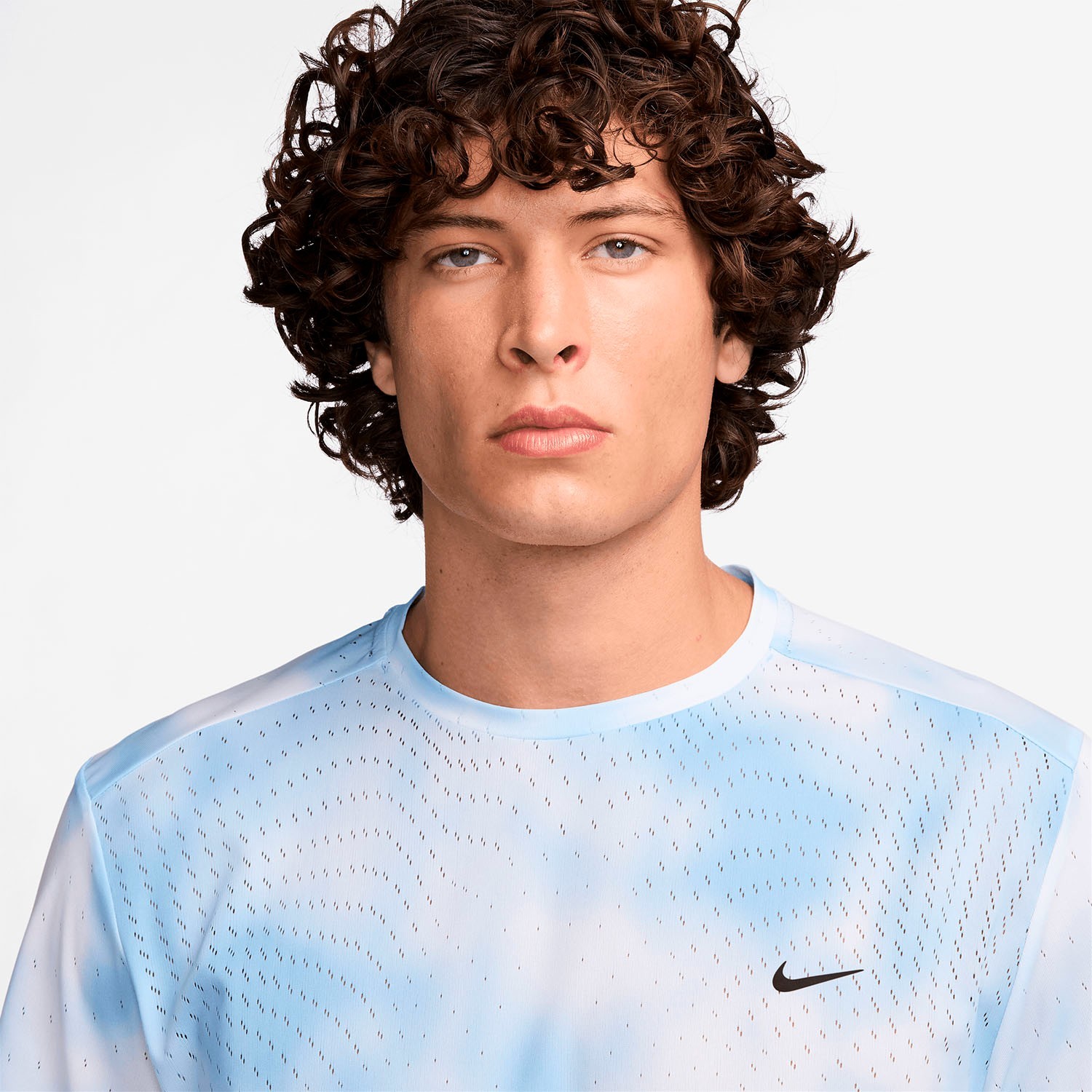 Mens Size Small Nike Running Division Dri-FIT ADV Shirt Psychic Blue HJ4148-422 gallery