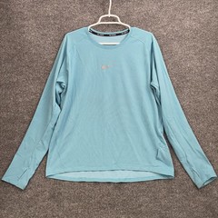 Nike AeroReact Shirt Men’s Sz 2XL Long Sleeve Running Blue Reflective 683910-418