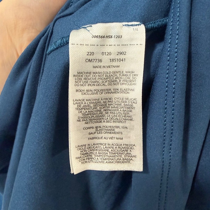 Mountain Hardwear Mens Ghee 1/4 Zip Pullover XL Blue Lightweight Stretch OM7736 gallery