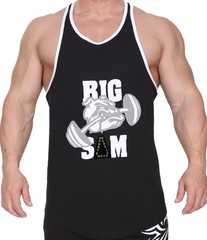 BIG SM EXTREME SPORTSWEAR muscle shirt tank top armpit shirt bodybuilding 2294