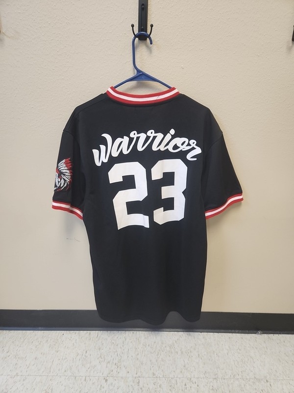 RARE FOX WARRIOR BASKETBALL JERSEY 2-SIDED BEDAZZLED CHIEF #23 2018 WORLD CHAMPS gallery