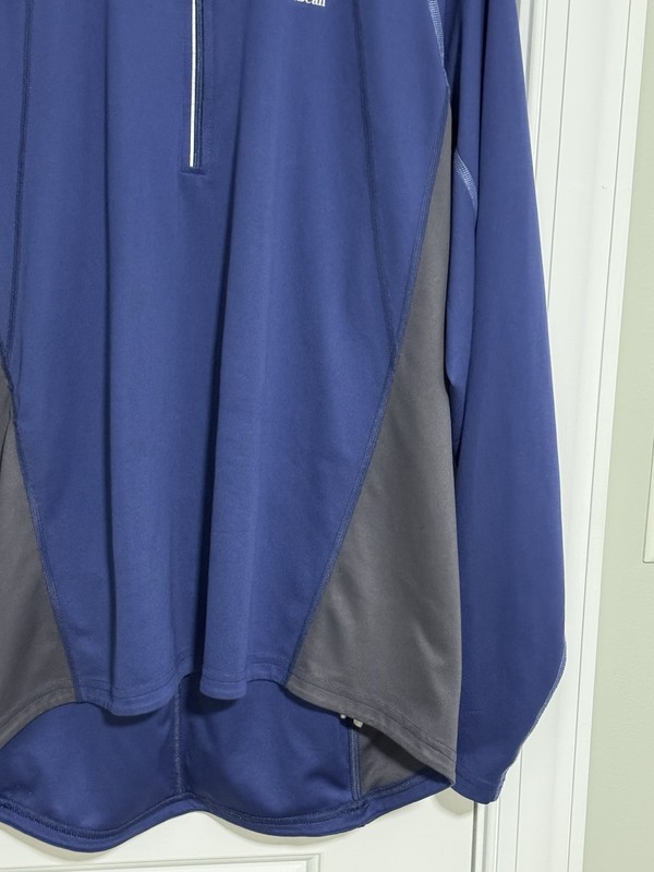 LL Bean Active Long sleeve 1/2 Zip Men Xl Back Pockets Running gallery