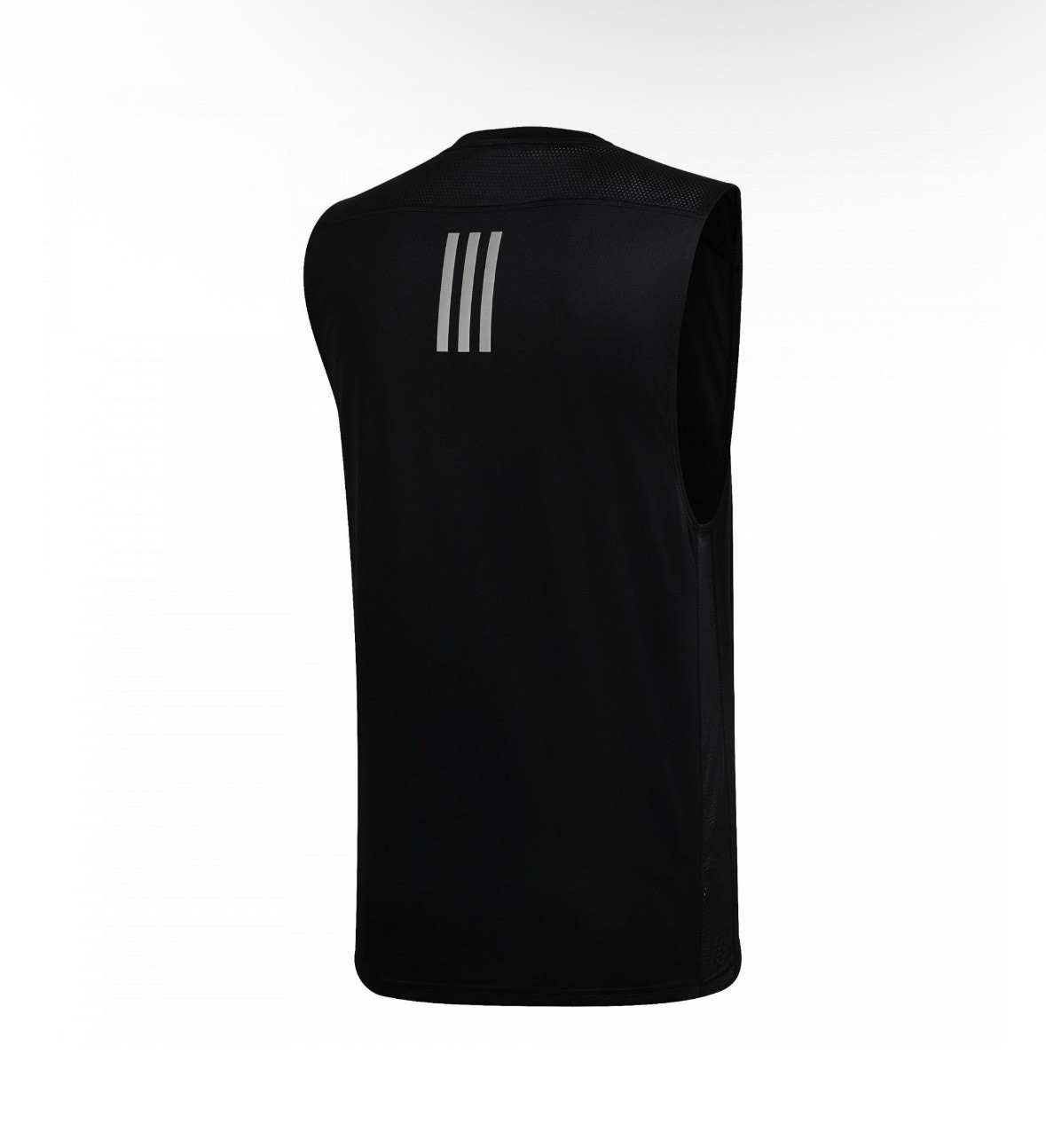 adidas Men's - 'Own the Run' Reflective Sleeveless Running Tee (Color: Black) gallery