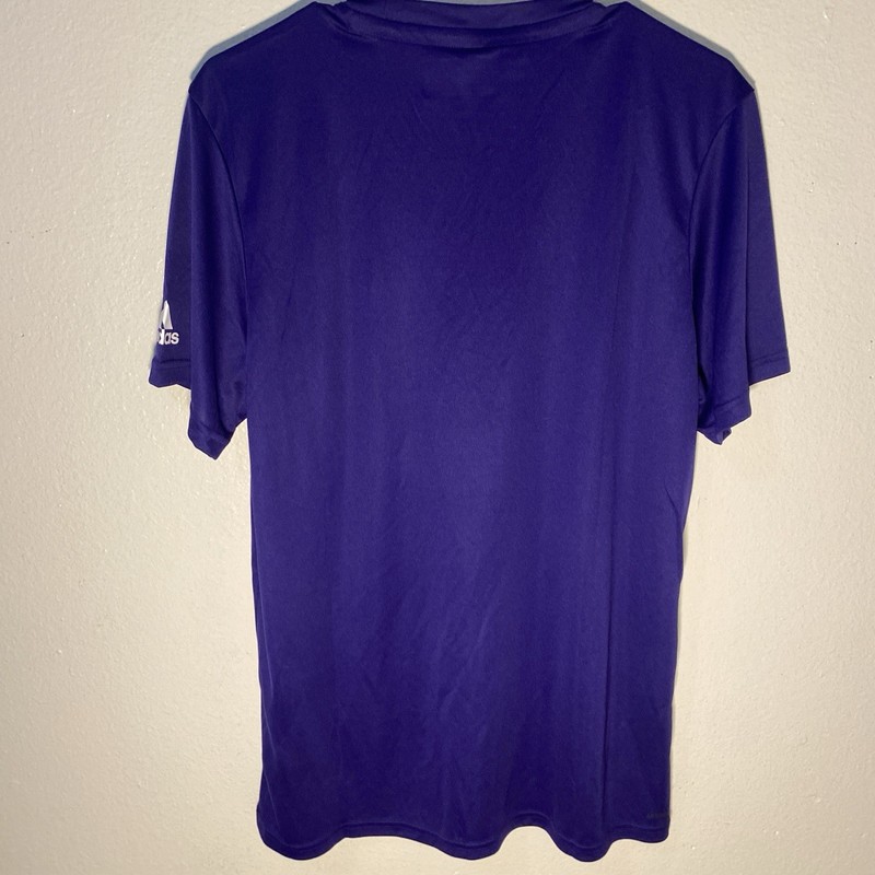 Adidas Aeroready Clima Tech Tee Mens Crew Neck Purple Short Sleeve Medium NWT gallery
