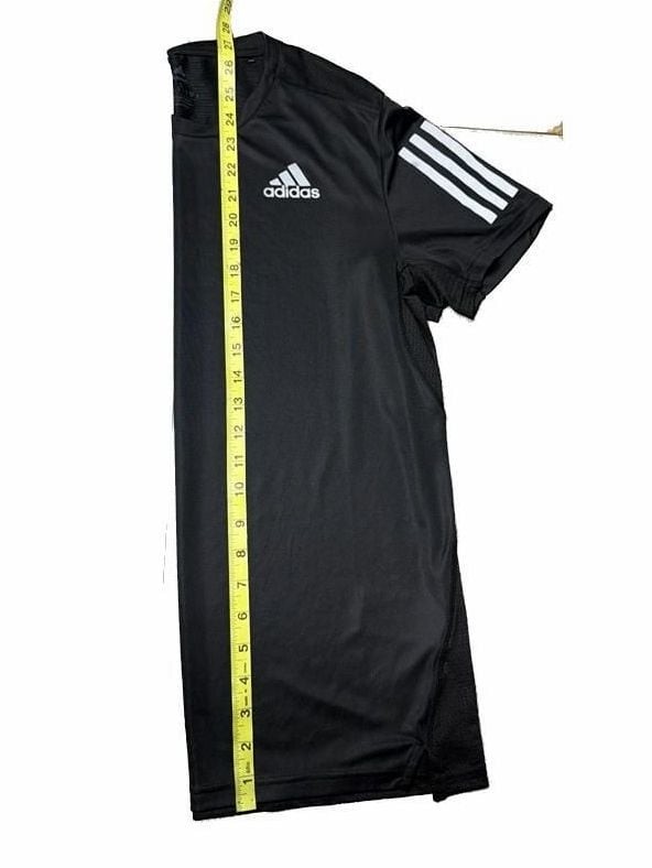 adidas Men's Own The Run AeroReady Reflective 3-Stripes Tee gallery