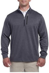 Bolle Pullover Men’s Size M Gray Quarter Zip Polyester Zipper Pocket