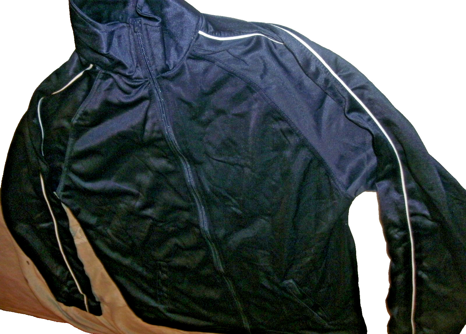 Athletic Works Men's Full Zip Warm-Up Track Jacket Lightweight size Small (B60) gallery