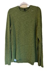 Lululemon Surge Warm Long Sleeve Pullover Men’s L Rulu Wasabi Faded Zap Green