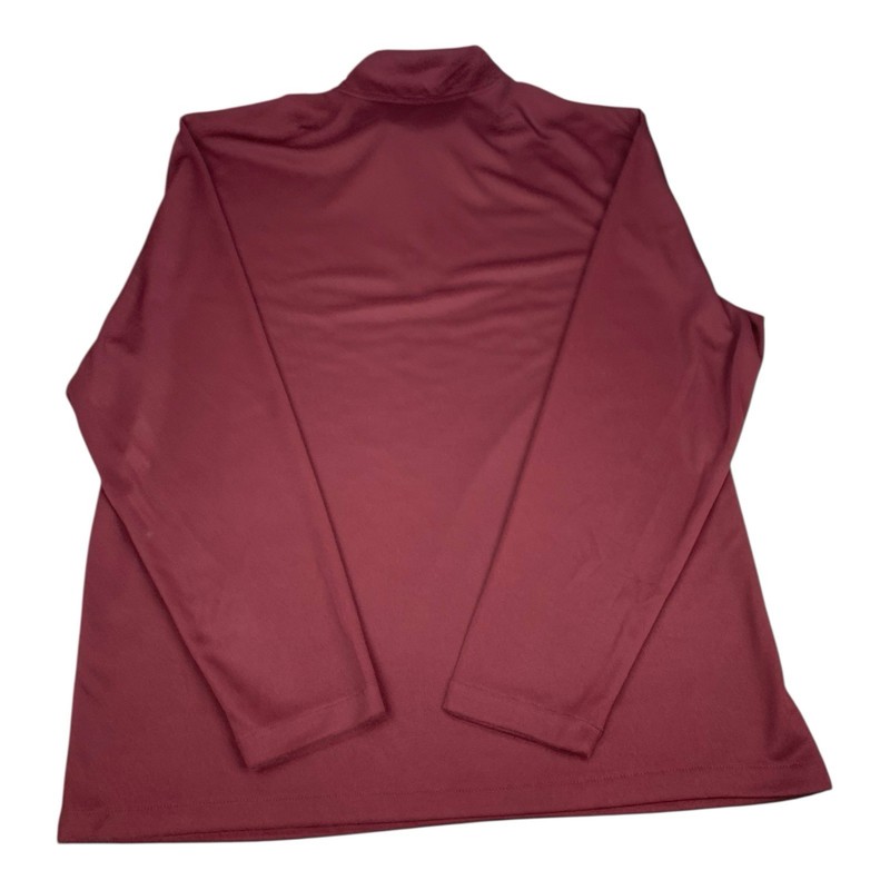 Izod Golf 1/4 Zip Pullover Long Sleeve Top, Velvet Maroon, Men's Size XL, NEW gallery
