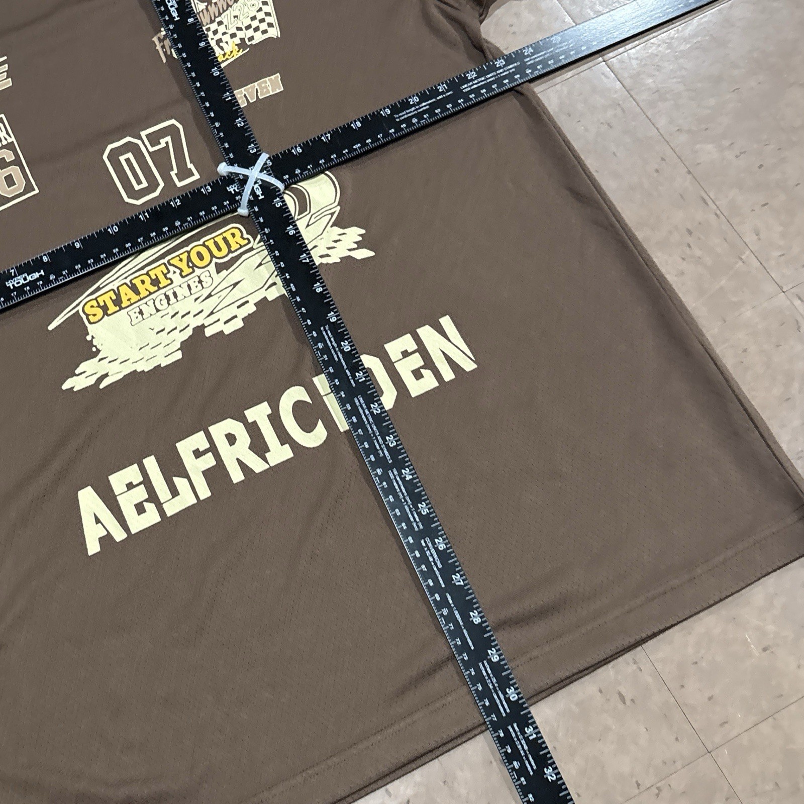 Aelfric Eden Brown #7 Short Sleeve Graphic Racing Jersey Mens Large gallery