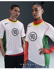 Nike Total 90 Soccer Jersey White Yellow Light Crimson IB4218-100 Men’s Size L