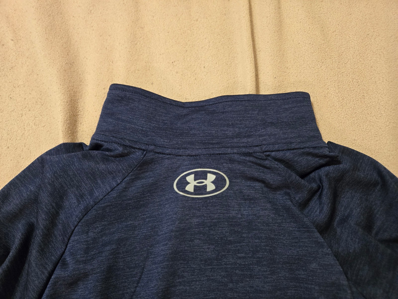 Under Armour 1328495 Men's UA Tech 2.0 1/2 Zip Long Sleeve Blue Shirt Size Small gallery