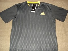NWT Adidas Fall Advantage Trend ClimaLite Tennis Tee Crew Shirt BR6075 Medium