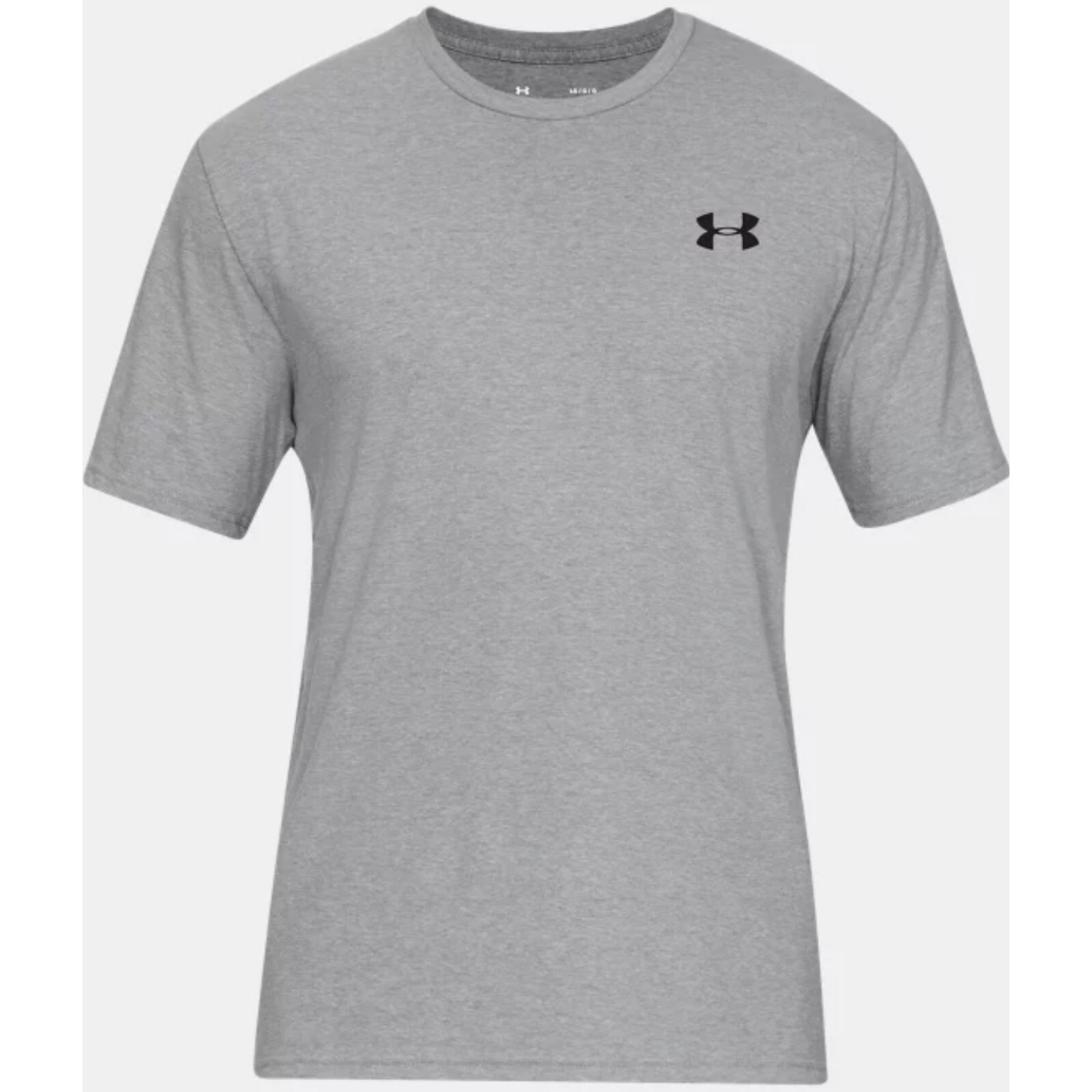 Men's Under Armour Lockup Short Sleeve T-Shirt Gray Large 1355910 NEW! gallery