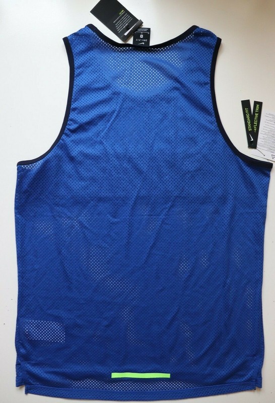 NIKE WILD RUN RUNNING DRI FIT MESH VEST TANK TOP - GAME ROYAL BV5560-480 MEN S gallery