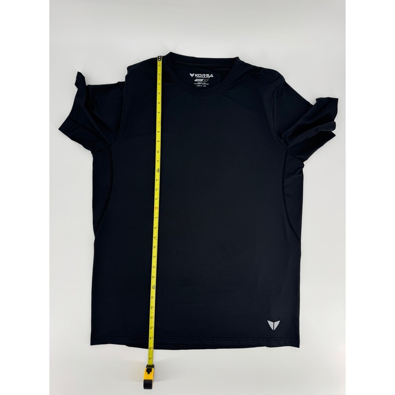 Korsa Road Runner Sports Mens Large Black Performance Running Training T-Shirt gallery
