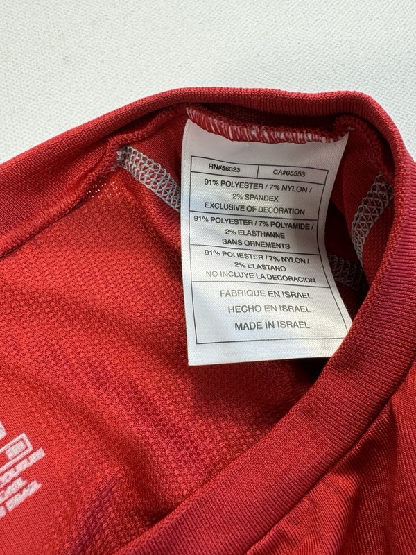 Nike Team Shirt Men's 2XL Red Workout Sports Performance Active Stretch gallery