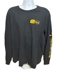 Pittsburgh Steelers The Nike Tee Long Sleeve Men 2XL Black Chest Sleeve Graphics