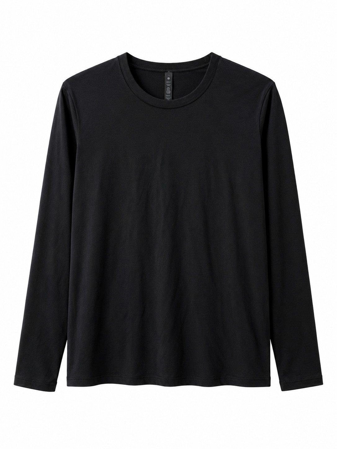 Lululemon Men's Black Long Sleeve Pima Cotton Blend Crew Neck Shirt Size (L) 27 gallery
