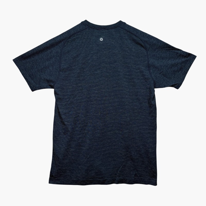 Lululemon Metal Vent Tech Tee Shirt Mens Blue Performance Sports Yoga Gym Golf M gallery