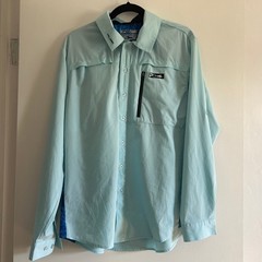 Pelagic Eclipse Pro Series Guide Shirt Men’s Medium Blue Fishing Performance