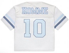 HOMME + FEMME 10-Year Anniversary Classic Football Jersey *WHITE* *XXX-LARGE*