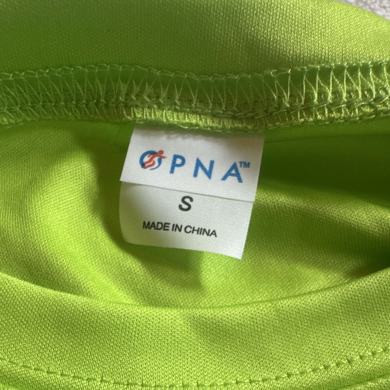 PNA Men's Green Long Sleeve Crew Neck Stretch Polyester T-Shirt Size S gallery